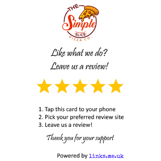 Review Card - Custom Setup